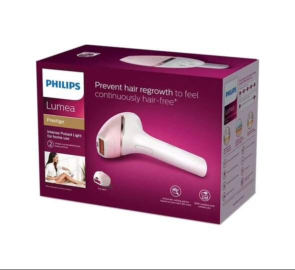 Philips Lumea Prestige Ipl Tüy Alma Cihazı + Vücut Ve Yüz Başlığı Brı950/00 Beyaz ürün görseli
