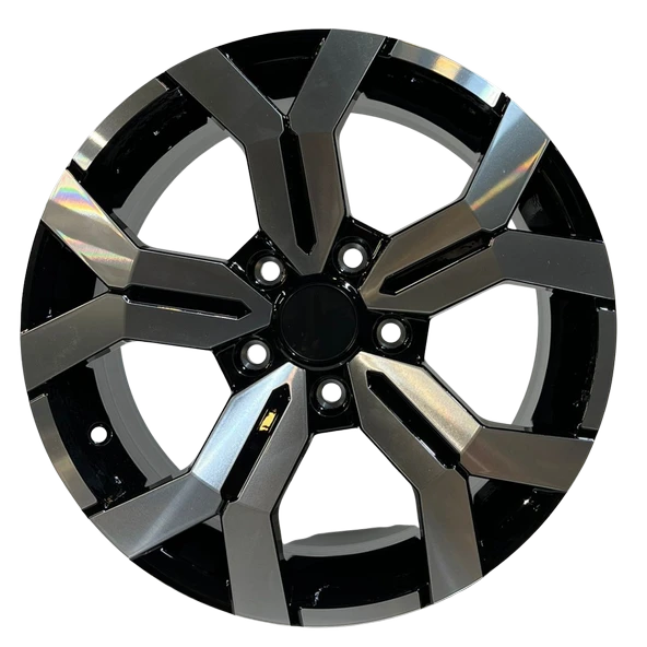 DY-1266 7*16 5*114.3 ET40 66.1 BLACK MACK JANT - Resim 2