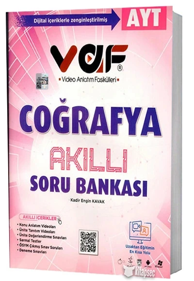 Vaf Ayt Coğrafya Akıllı Soru Bankası ürün görseli 1