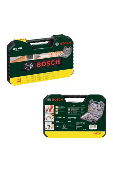 Bosch V-line 103 Parça Matkap & Vidalama Karışık Aksesuar Seti - 2607017367 - Resim 4