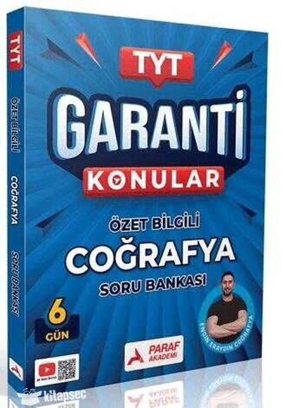 *KAMPANYA*TYT GARANTİ KONULAR ÖZET BİLGİLİ COĞRAFYA SORU BANKASI ürün görseli 1