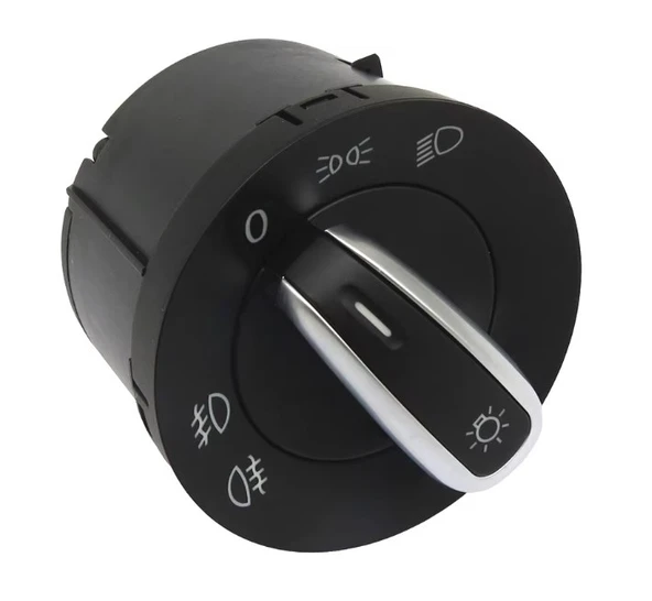 VOLKSWAGEN JETTA FAR AÇMA KAPAMA DÜĞMESİ ANAHTARI 2005-2013 KROM - Resim 4