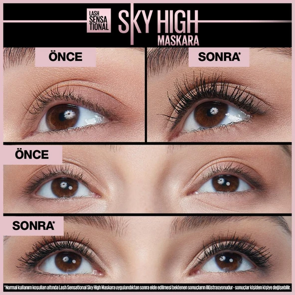 Maybelline New York Lash Sensational Sky High Maskara - Resim 3