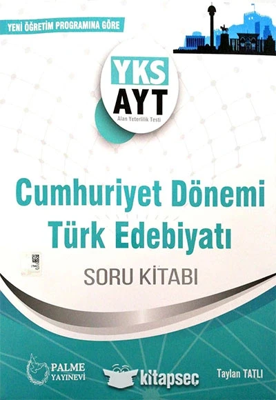 Palme Yks Ayt Cumhuriyet Dönemi Türk Edebiyati Soru Kitabı ürün görseli 1