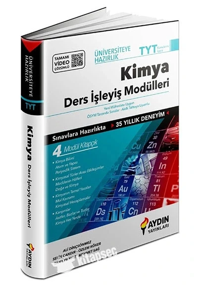 AYDIN TYT KİMYA DERS İŞLEYİŞ MODÜLLERİ ürün görseli 1