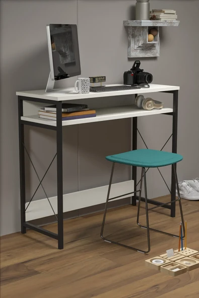 Bilgisayar Çalışma Masası Beyaz ürün görseli 1