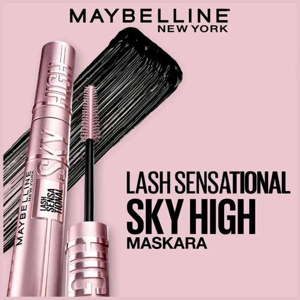 Maybelline New York Lash Sensational Sky High Maskara - Resim 8