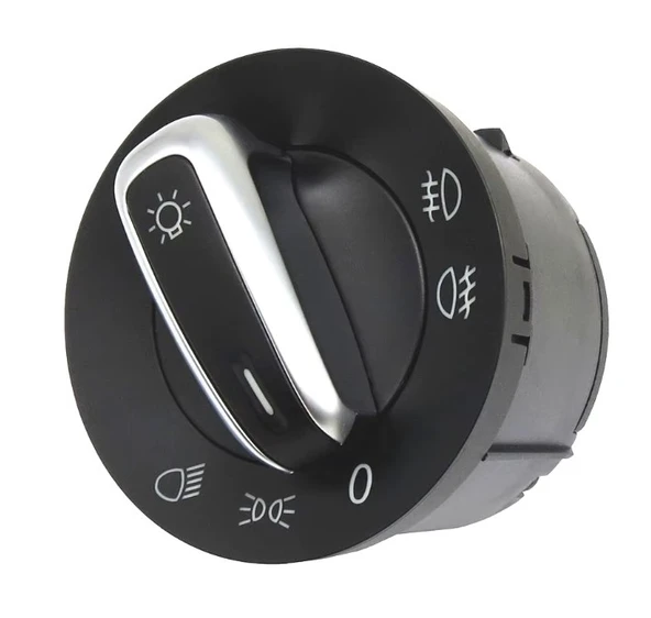 VOLKSWAGEN TİGUAN FAR AÇMA KAPAMA DÜĞMESİ ANAHTARI 2007-2013 KROM - Resim 2