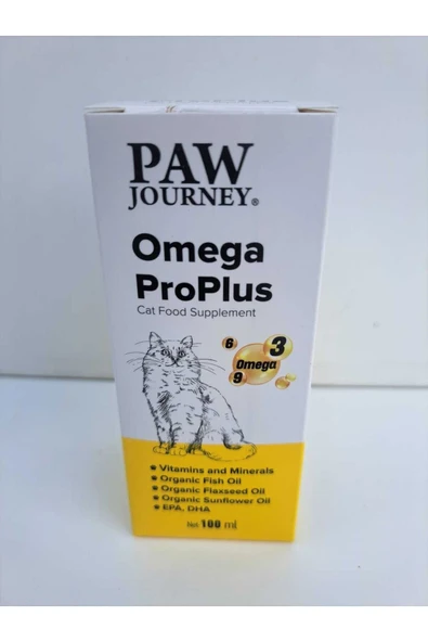 Paw Journey Omega Pro Plus Organic Fish Oil ürün görseli
