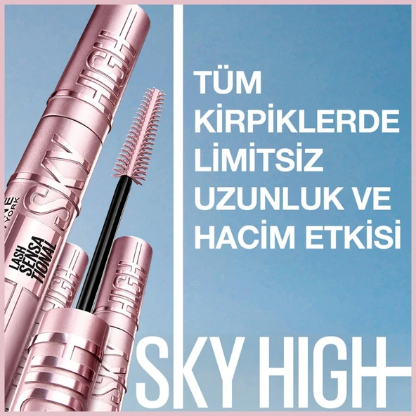 Maybelline New York Lash Sensational Sky High Maskara - Resim 6