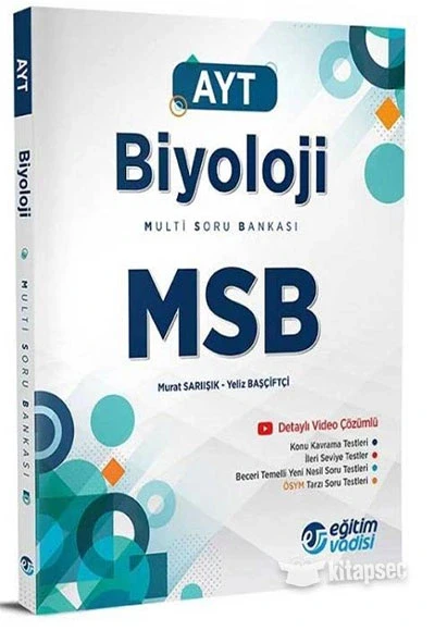 Eğitim Vadisi Ayt Biyoloji Multi Soru Bankası ürün görseli 1