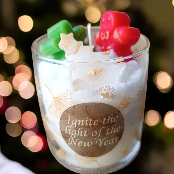Luluyen New Year Yılbaşı Bardak Mum ürün görseli 1
