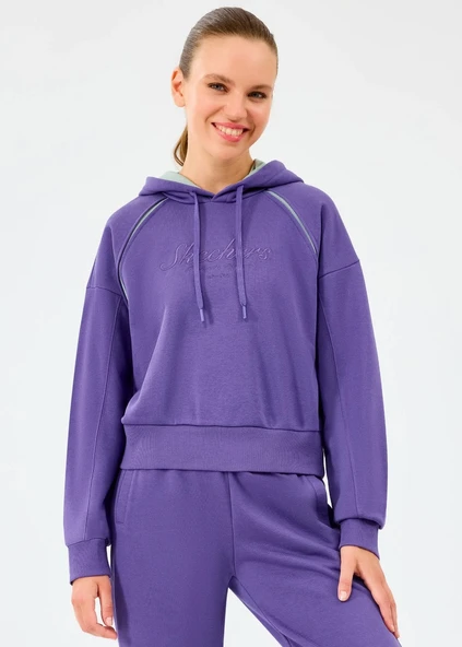 Skechers W Hoodie Sweatshirt S2520228 Kadın Kapüşonlu Sweatshirt ürün görseli 1