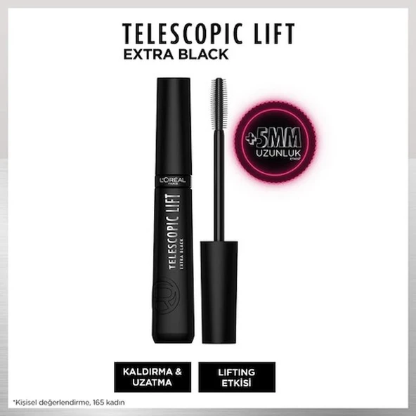 L'oréal Paris Telescopic Lift Extra Black Maskara ürün görseli 1