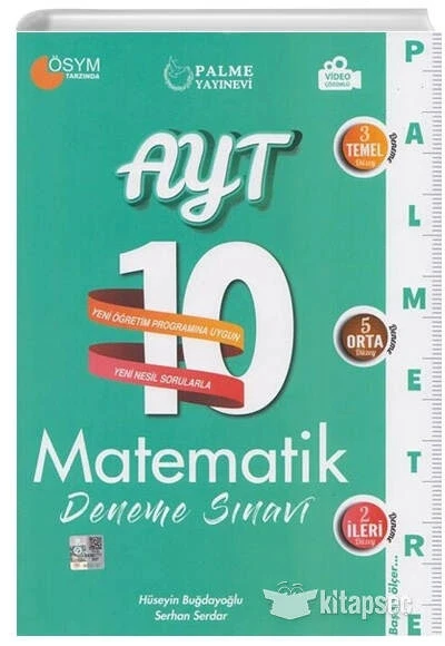 Palme Ayt Matematik 10 Deneme Sinavi ürün görseli 1