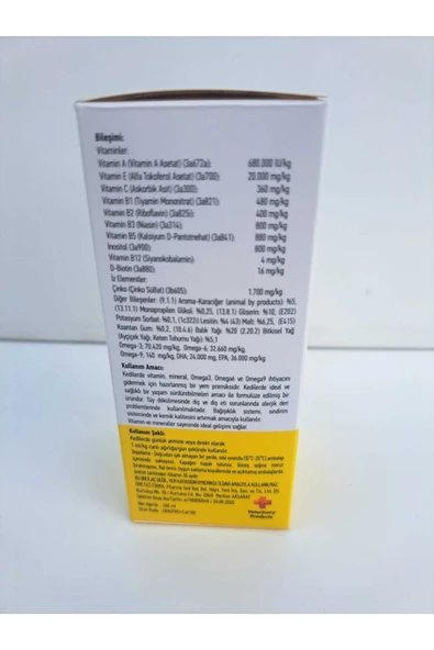 Paw Journey Omega Pro Plus Organic Fish Oil - Resim 2