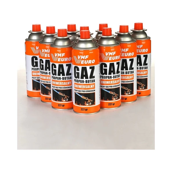 Remtaş Vmf Eurogaz Kamp Ocak Gazı Valfli Kartuş 227gr - 12 Adet ürün görseli 1