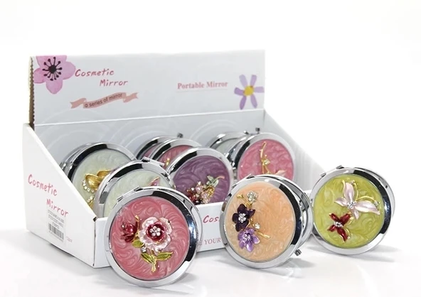 Kabartmalı Desenli El Aynası Alk2880 ürün görseli 1