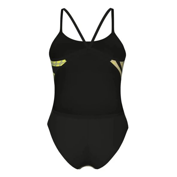 Arena Multi Stripes Swimsuitalylace Back Kadın Yüzücü Mayosu 007158560 - Resim 7