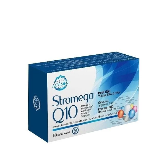 Acvison Stromega Q10 30 Kapsül ürün görseli