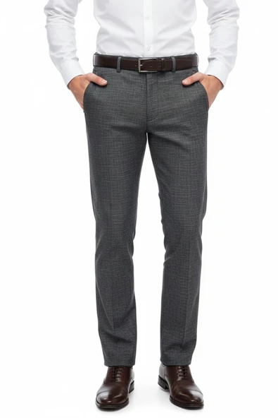 Erkek Regular Fit Hasır Kumaş Pantolon Likra Kumaş BGL-ST05039 ürün görseli