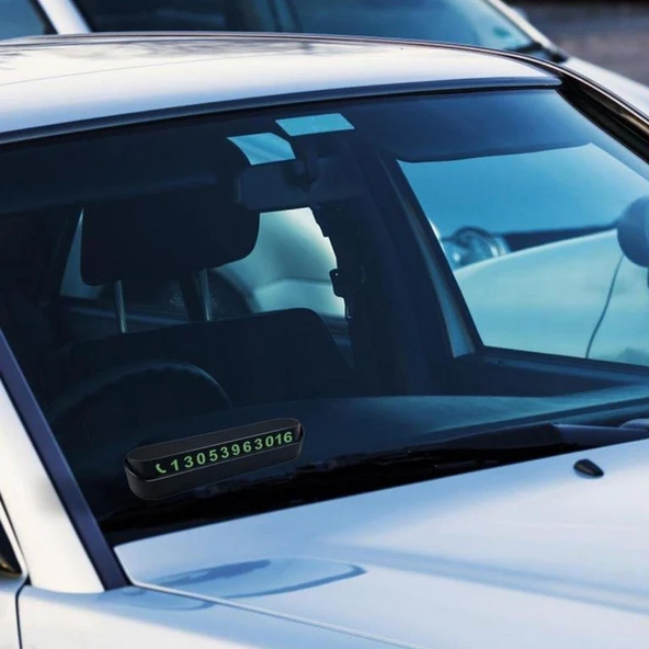 Pratik Fosforlu Telefon Numarası Yamzak İçin Araç İçi Oto Numaratör Numaralık (5314) - Resim 3