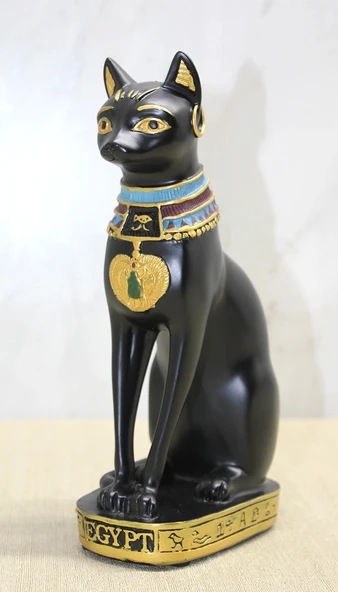 MDB Polyester Mısır Kedisi Figür Büyük Boy ürün görseli 1