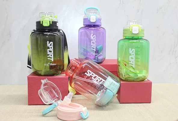 Pipetli Su Matarası 1100 Ml Bpa İçermez Alk3149 ürün görseli