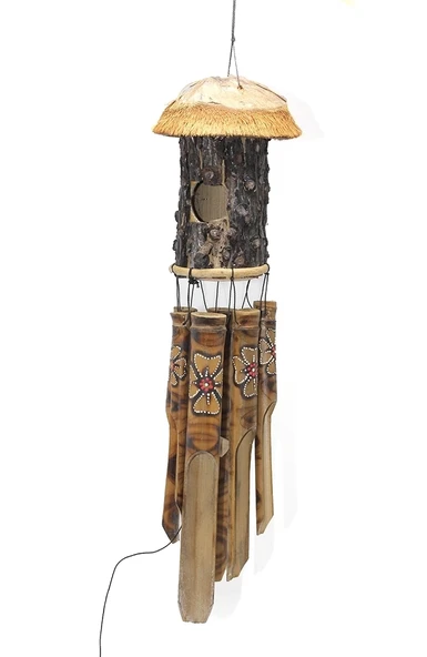 Bambu Kuş Yuvalı Rüzgar Çanı Repot-1 ürün görseli 1
