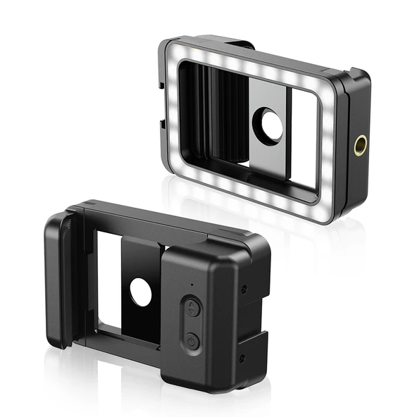 Apexel HD 100mm Profesyonel Yakın Çekim Makro Yakın Çekim Lensi ve 3 Renkli Dolgu Işığı Kiti APL-HB - Resim 8