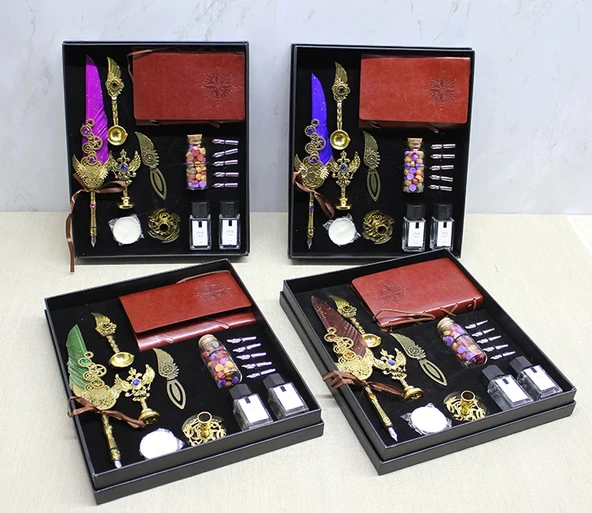 MDB Deri Defterli Divit Hokka Ve Mühür Seti Model 2 ürün görseli 1