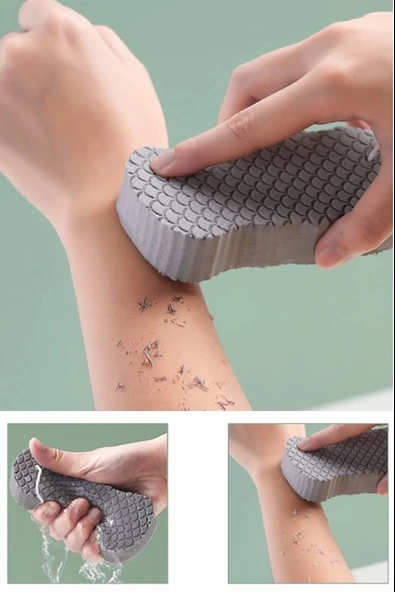 Banyo Fırçası Yüksek Yoğunluklu İyi Sürtünme Etkisi Banyo İçin Hafif Ölü Cilt Sökücü Sünger ürün görseli 1