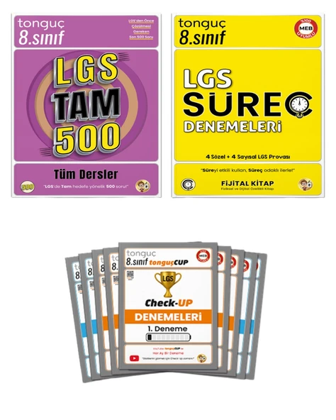 LGS Tam 500  - LGS Süreç ve Check-Up Denemeleri - Tonguç Yayınları ürün görseli 1