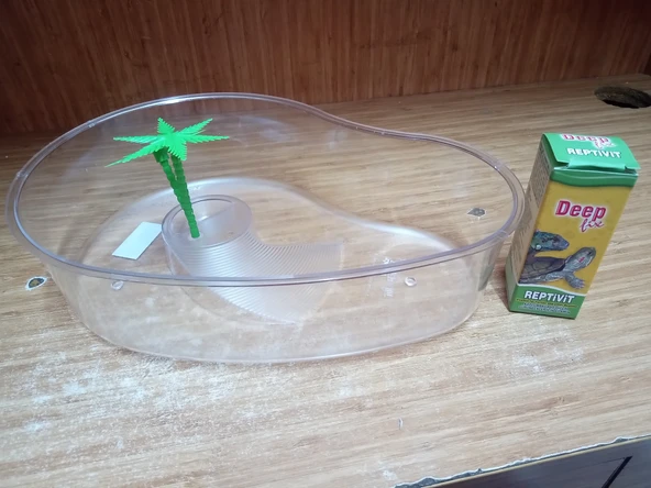 ORTA BOY KAPLUMBAĞA BAHÇESİ+30 ML REPTİVİT KAMLUMBAĞA VİTAMİNİ ürün görseli