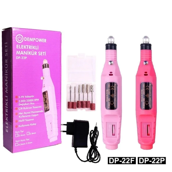 Dempower Elektrikli Manikür Seti ürün görseli 1
