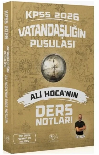 2026 KPSS Vatandaşlık Vatandaşlığın Pusulası Ders Notları CBA Yayınlar ürün görseli 1