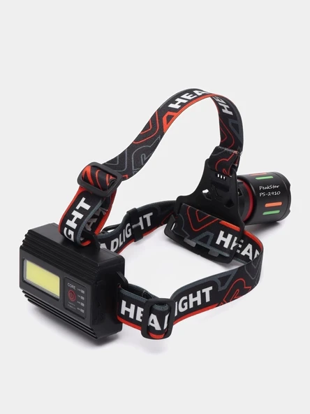 Ps-2910 Şarjlı Profesyonel Zoomlu Kamp Avcı Balıkçı Kafa Lambası Feneri - Resim 2