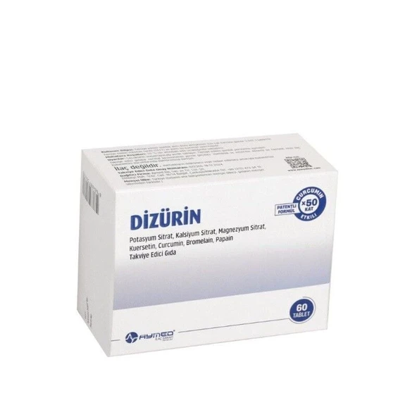 Dizürin 60 Tablet ürün görseli 1
