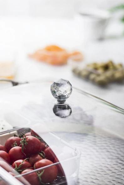 Soft Beyaz Akrilik Saray Kahvaltılık Seti - Resim 4