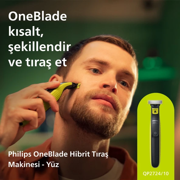 Philips QP2724/10 Oneblade Yüz Şekillendirici - Resim 5