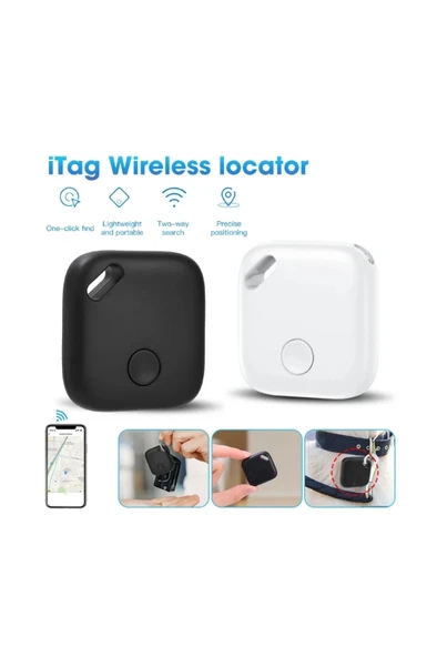Smart Tag Airtag Akıllı Takip Cihazı Apple My Find Uyumlu Beyaz - Resim 5