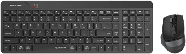 A4 TECH FG2400 Q 2.4 GHZ AİR2 SİYAH KLAVYE+MOUSE ürün görseli