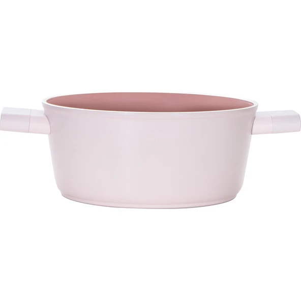 Emsan Swiss Crystal Derin Tencere Pembe 24 cm - Resim 5