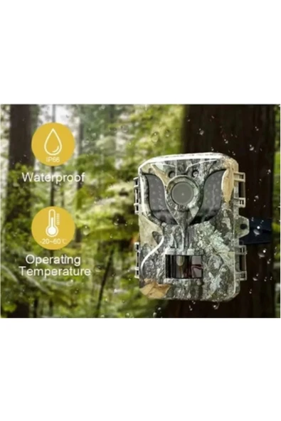 Fotokapan Kamera 16mp Full Hd 1080p Gece Görüşlü 2 Inç Lcd Ekran Su Geçirmez - Resim 4