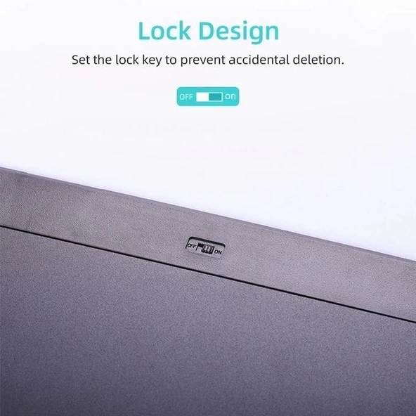 T12 Mi Writing Tablet Lcd 12 Inç Dijital Kalemli Çizim Yazı Tahtası - Resim 3