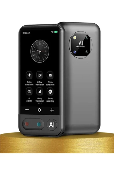 Kameralı 140 Dilde Wifi Özellikli Translator Elektronik Çeviri Cihazı Türkçe Menü ürün görseli 1