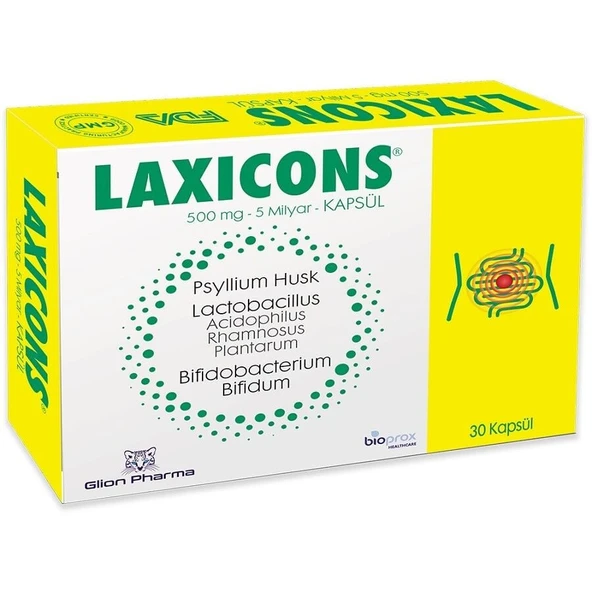 Laxicons 30 Kapsül ürün görseli