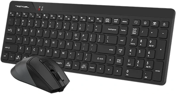 A4 TECH FG2400 Q 2.4 GHZ AİR2 SİYAH KLAVYE+MOUSE - Resim 2