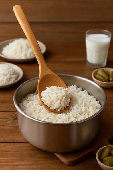 Ahşap Yemek Hazırlık Kaşığı 27 cm - Resim 4