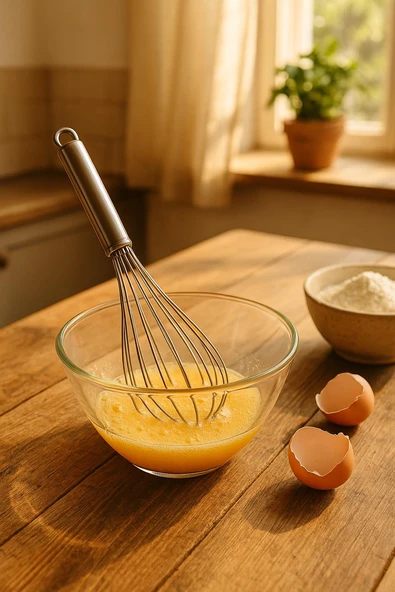 Çelik Küçük Yumurta Çırpıcı 14 cm - Resim 2